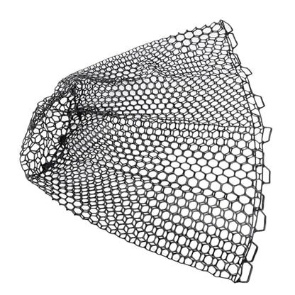 Fishing Net Replacement, 31.1in PVC Mesh Depth Fishing Landing Net with Large Object Head Design for Freshwater Saltwater