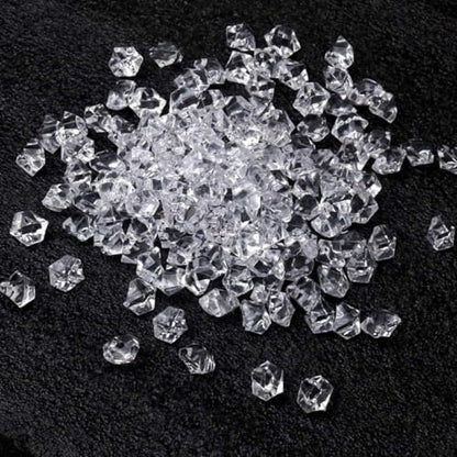 Happyyami 1set Creative Fish Tank Gravel Crystal Stones White Decorative Ornaments for Aquariums Flower Pots Landscape Decor Approx