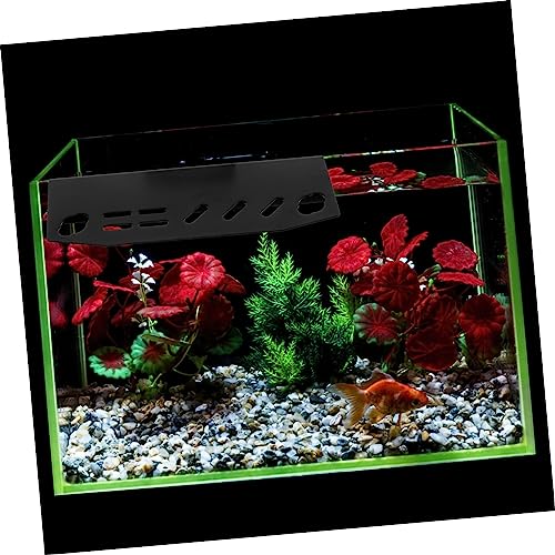 Toyvian Aquarium Tool Holder Organizer Storage Rack for Fish Tank Maintenance Wall-Mounted Tweezers and Scissors Holder Easy Installation for Aquatic Plant Care