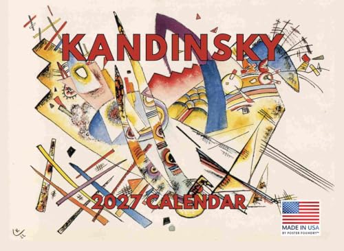 Wassily Kandinsky Calendar 2027 Monthly Wall Calender 12 Month - color: Kandinsky