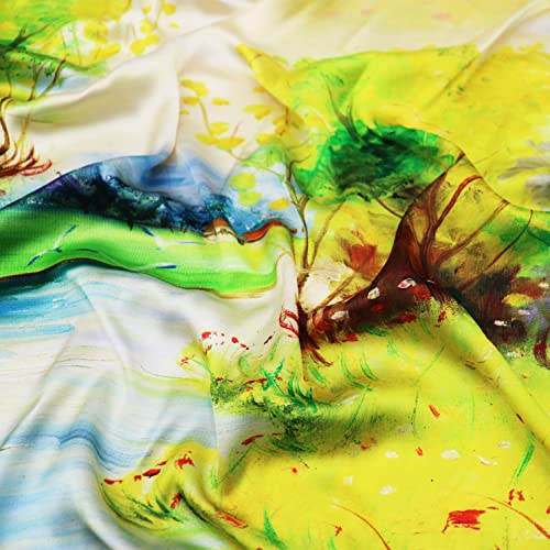 100% Mulberry Silk Scarf-Printed or Solid Color 35” Square Large Silk Hair Head Wrap Scarf With Gift Box Package - color: Multicolor
