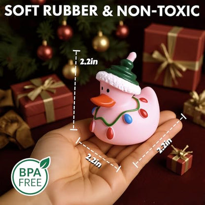 Intever Advent Calendar Christmas 2026, 24 Days of Surprise Rubber Ducks - color: Christmas