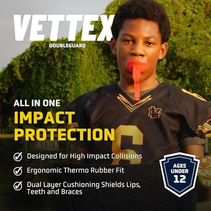 Vettex Youth Football Mouthguard, Carolina Blue - color: Columbia Blue