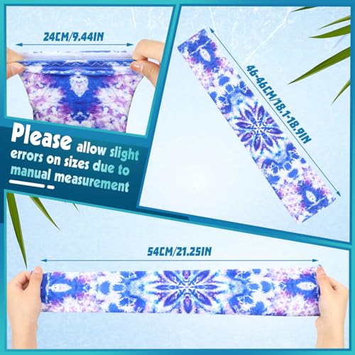 Mepase 8 Pairs Gardening Sleeves Sports Mandalas Arm Sleeves for Women Men UV Sun Protection Cooling Sleeves Arm Protection for Gardeners Arm Sleeves Cover for Farm