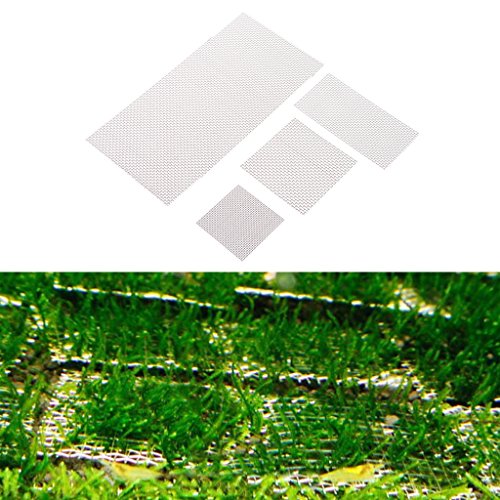 ljhnba Decorative Aquatic Moss Wall Stainless Steel Mesh Sheets Mesh Pieces Best Accessories for Aquarium Wire Mesh