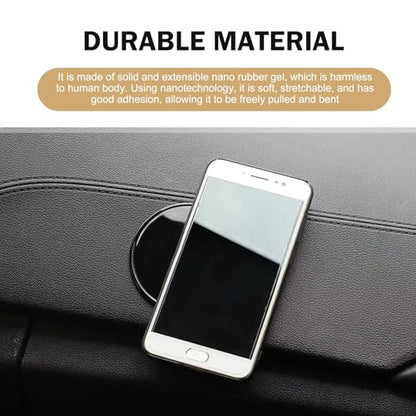 Silicone Gel Dash Pad, Sticky Gel Pads, Multi Function Removable Anti-Slip Pad, Car Dashboard Mirrors Holder, for Smartphone, GPS, Keys, Glasses