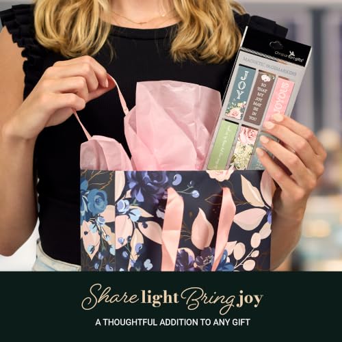 Christian Art Gifts Magnetic Scripture Bookmark Set for Women: Joy - color: Joy in You