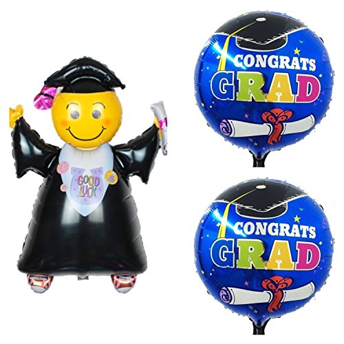 KatchOn, Kindergarten Graduation Balloons 2024 - Large 40 Inch | Preschool Graduation Balloons for Kindergarten Graduation Party Decorations 2024 | Kindergarten Graduation Decorations Class Of 2024 - color: Blue