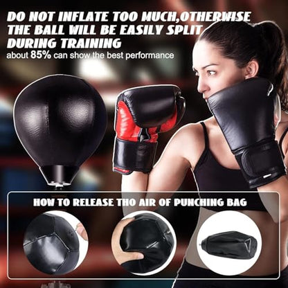 Premium Punching Bag Replacement Without Stand - Durable, Versatile, and Stylish - Ideal for Kids, Teens, and Adults - Compatible with Most Brands -Works for Desktop, Pedestal, and Freestanding Units