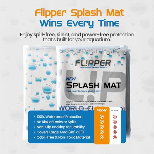 Flipper Splash Mat – Waterproof, Non-Slip Aquarium Maintenance Mat