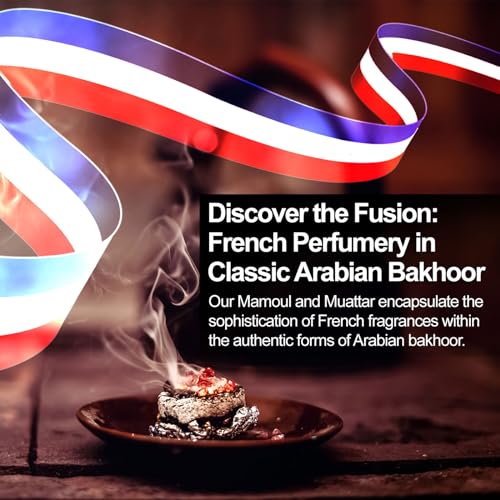 Mamoul Oud Fume 80g (Pressed Resin) | Use with Charcoal Incense Discs or Electric Incense Burner (Carbon para Quemar Incienso) | Arabian Home Fragrance and Bukhoor Burners Hair Comb