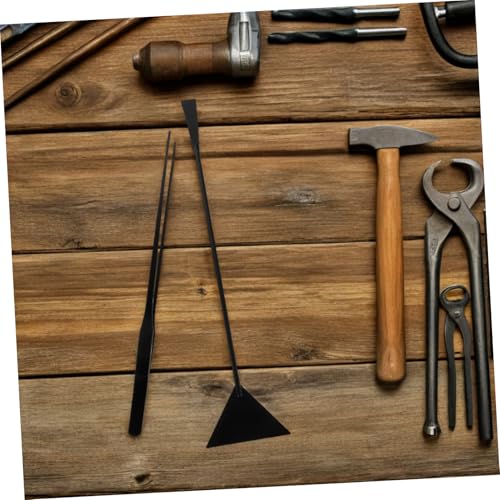 Toyvian 1 Set Aquarium Aquascaping Tools Kit: Stainless Steel Aquatic Plant Scissors Tweezers Spatula Fish Tank Maintenance Water Grass Trimming