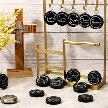 Kingdder 36 Sets Christian Compass Bulk Religious Gifts - color: Black