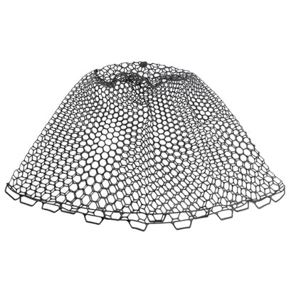 Fishing Net Replacement, 31.1in PVC Mesh Depth Fishing Landing Net with Large Object Head Design for Freshwater Saltwater