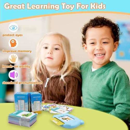MAYAPHILOS 510 Sight Words Hindi and English Talking Flash Cards, Learn Hindi for Kids, Hindi Language Learning, Montessori Educational Toys for Toddlers 3 4 5 6 Years Old - size: 510 Words Hindi and English
