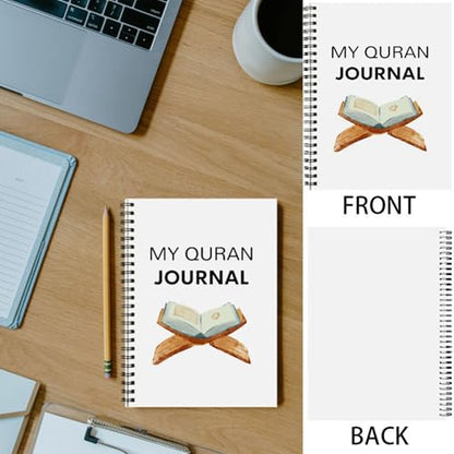 Quran Study Notebook Planner Twin Coil Binding Study Planner Quran Reading Tracking Journal for Scheduling Planning Paper Quran Journal