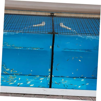 4Pcs Aquarium Divider Board Plastic Grid Fish Tank Cover for Jump Prevention Easy to Clean Fish Separator with Suction Cups for Betta Fish Safety