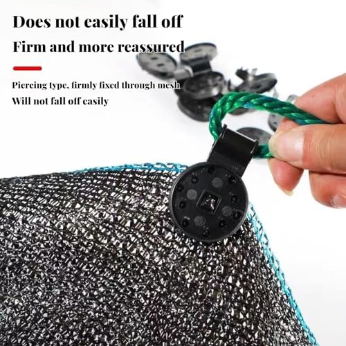 100/80/60/40/20 PCS Shade Cloth Heavy Duty Lock Grip, Universal Windproof Garden Net Clamps, Tarp Clips Fix Clamp for Sun Shade Sail Tarpaulin Mesh Canopy Fence (40 Pcs) - color: 40 Pcs