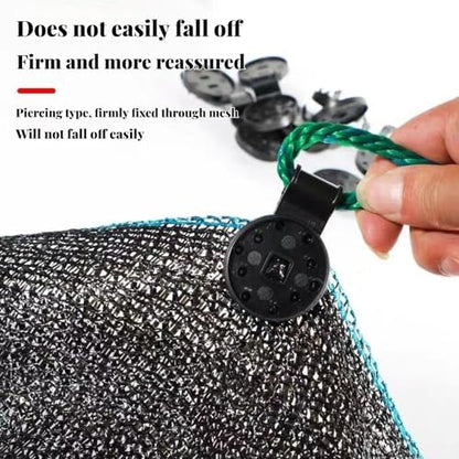 100/80/60/40/20 PCS Shade Cloth Heavy Duty Lock Grip, Universal Windproof Garden Net Clamps, Tarp Clips Fix Clamp for Sun Shade Sail Tarpaulin Mesh Canopy Fence (40 Pcs) - color: 40 Pcs