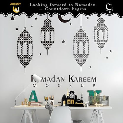 Ramadan Advent Calendar 2026 30 Days Ramadan Countdown Calendars Eid Mubarak Centerpieces Decorations Parties Islam Muslim Decor for Home Office Table