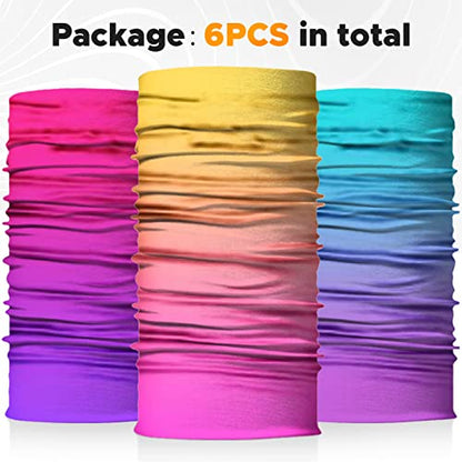 JOEYOUNG Headwear, Bandana, Neck Gaiter Head Wrap Headband Balaclava Magic Scarf - color: A-gradient
