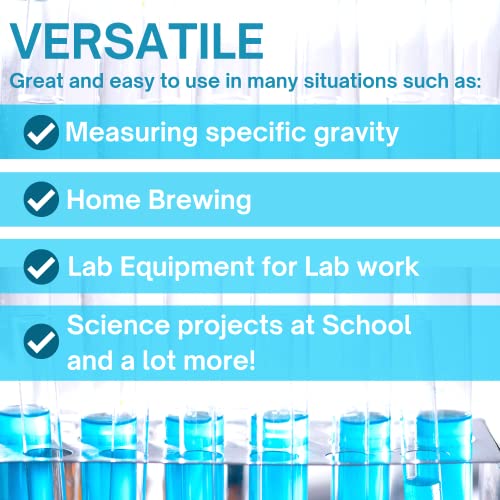 4oz (110 mL) Graduated Cylinder - Heat Resistant & Chemical Resistant, Multipurpose Measuring Cylinder, Measurements in Milliliters (mL) and Fluid Ounces (Fl Oz) (1 Pack) - size: 1 Pack