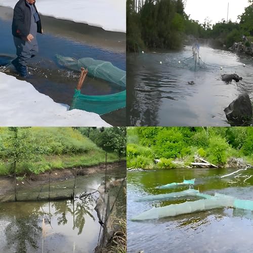 Crab Trap Shrimp Trap Shrimp Net Fish Trap Lobster Trap Minnow Trap Collapsible Portable Net Crab Net Large Inlet with Float and Heavy Duty Chain for Catching Crabs Lobsters Fish - size: 5M