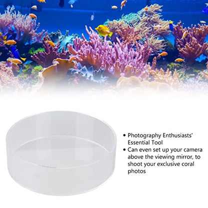 Coral Observe Lense Transparent Acrylic Fish Tank Cylinder Magnifier for Viewing Coral and Taking Pictures