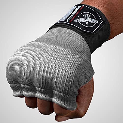 Hayabusa Quick Gel Boxing Hand Wrap Gloves - color: Grey, size: Medium