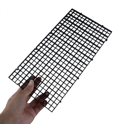Ruilogod Plastic Aquarium Fish Tank Separation Board Isolation Plate 29.5 x 14.7 x 0.7cm Black (id: 673 b40 d24 7e7 6fd
