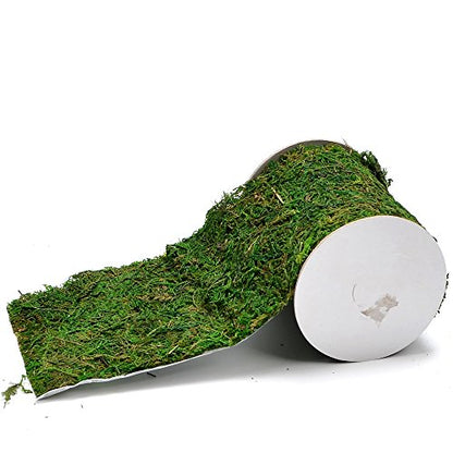 Roll of Green Moss for Fairy Gardens Wedding Other Arts and Crafts (10x120cm (4" W x 48" L)) - size: 10x120cm (4" W x 48" L)