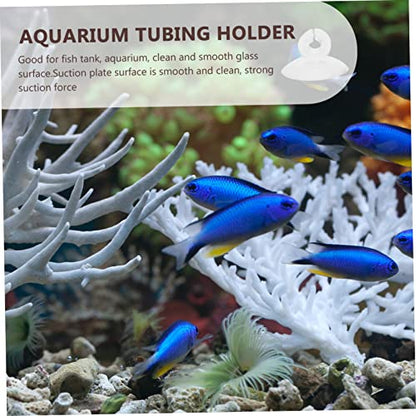 BESPORTBLE 25pcs Aquarium Cup Airline Tubing Holder Sturdy Clips for Air Pump Tubing Easy to Use Strong for Fish Tanks and Aquariums