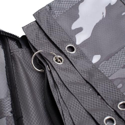 Raprance Fishing Lure Bag Baits Tackle Binder Organizer Storage Plastic Bag - color: Upgraded Black
