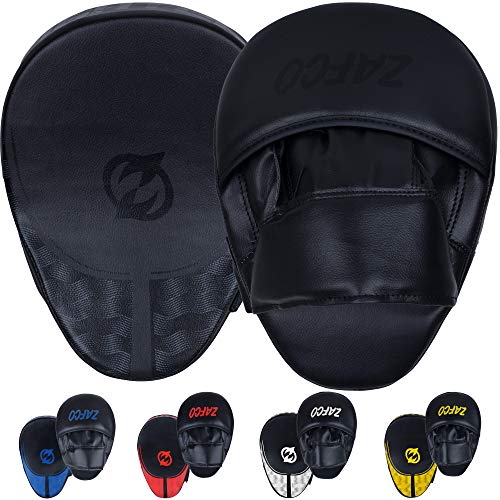 Boxing Mitts for Muay Thai MMA Sparring Training Punching Focus Punch Target Mitts and Pads - color: Black