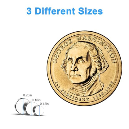 Fridge Magnets, Caturledas 600 Pack 3 Different Sizes Small Round Magnetic Rare Earth Neodymium Fridge Magnet for Home Kitchen Office School Magnetic Bookmark Notebook Diary Keychain, Silver - size: Mix-3 Sizes