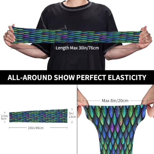 Arm Sleeves Outdoor Garden Sports Cooling Sun Sleeve for Women Men Farm - color: Dragon Skin
