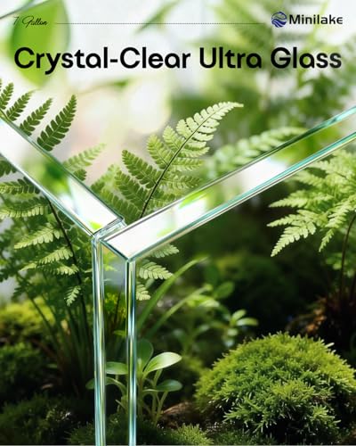 7 Gallon Rimless Cube Fish Tank, Ultra-Clear Glass Aquarium | Leak-Proof Fish Bowl for Aquascaping, Tropical Fish and Beautiful Aquatic Plant Layouts, Easy Setup and Maintenance, Clear - color: Transparent, size: 7 Gallon Cube