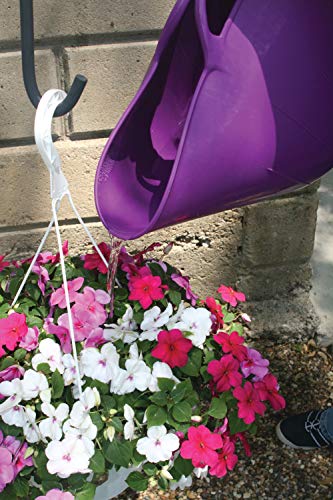 Little Giant® Poly/Rubber FlexTub Bucket | Ultra Durable & Versatile Farm Tub | Plastic Synthetic Gardening Tub (1, Purple) - color: Purple