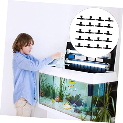 ABOOFAN 30pcs Shape Connector Adapter for Oxygen Tubing Easy Installation for Fish Tanks and Aquariums Airflow for Air Pumps and Stones