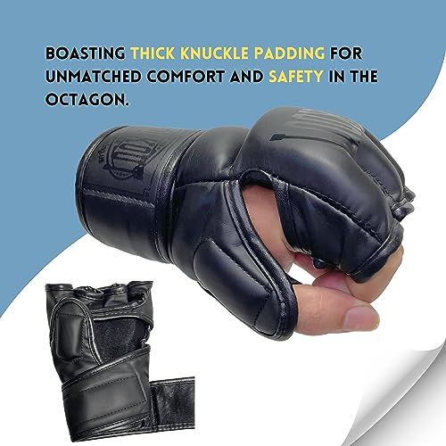 Boxing Gloves 2 Pack Best UFC MMA Gloves for Boxing, Grappling, Kickboxing, Kids MMA Gloves with Ultimate Thick Padding Protection for Training & Competition - size: Medium