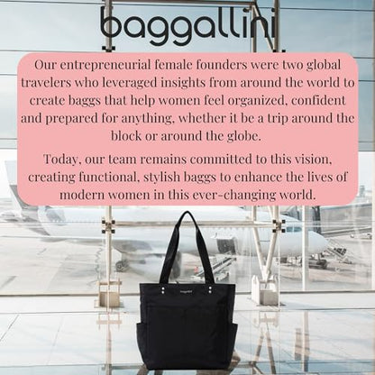 Baggallini Carryall North/South Tote - color: Black