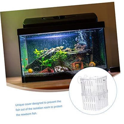 FOMIYES Isolation Box for Aquarium Juvenile Fish Separation Box 3pcs Fish Breeding Box Compact Design Easy to Install
