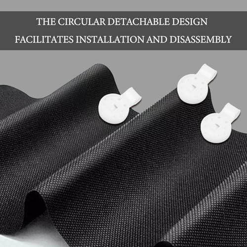 FAVOMOTO 80pcs Plastic Shade Cover Clips round Removable Sunshade Net Clamps for Outdoor Garden Greenhouse Mesh UV Resistant Windproof Accessories