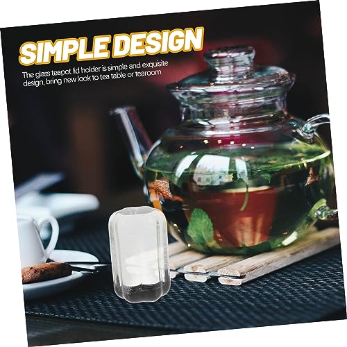 Zerodeko Glass Teapot Lid Holder Decorative Stand for Fall Tea Tea Kettle Cover Rack