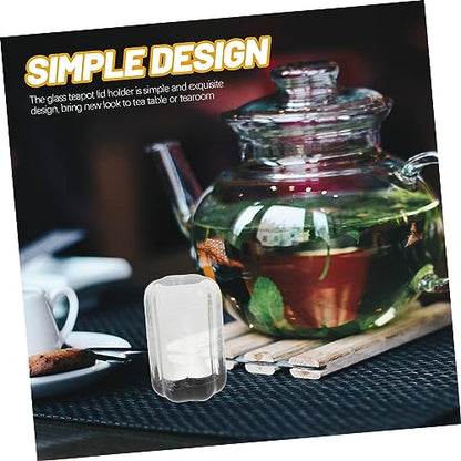 Zerodeko Glass Teapot Lid Holder Decorative Stand for Fall Tea Tea Kettle Cover Rack