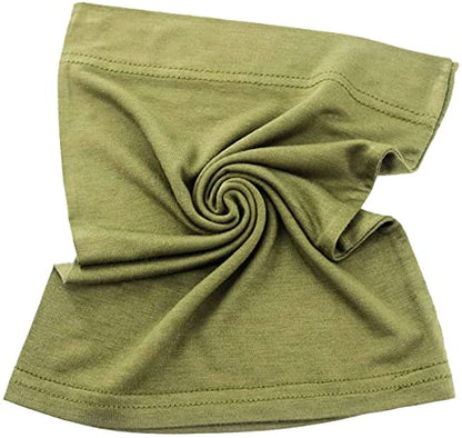 5 Pack Mini Hijab Bonnet Caps Solid Color Muslim Tube Underscarf Headwear Turban Hat Headwrap Cover - color: Set 2