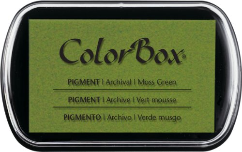 CLEARSNAP 150000-15062 ColorBox Pigment Inkpad, Moss Green - color: Moss Green