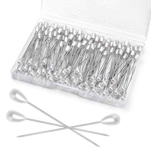 150 Pcs Corsage Pins, Boutonniere Pins Pearl Pin - size: 150pcs
