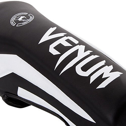 Venum Elite Standup Shin Guards - color: Black/White, size: X-Large