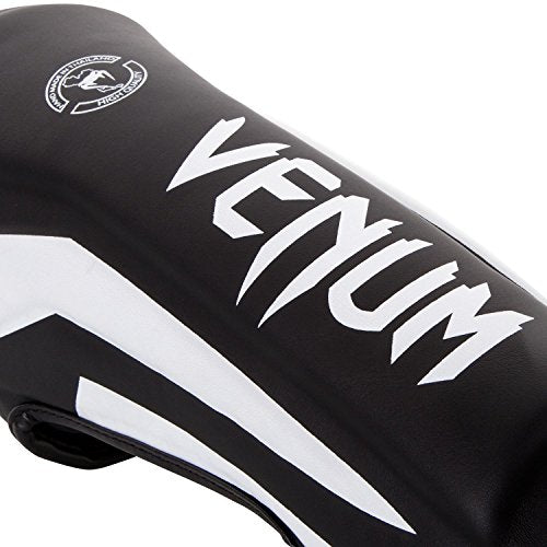 Venum Elite Standup Shin Guards - color: Black/White, size: X-Large